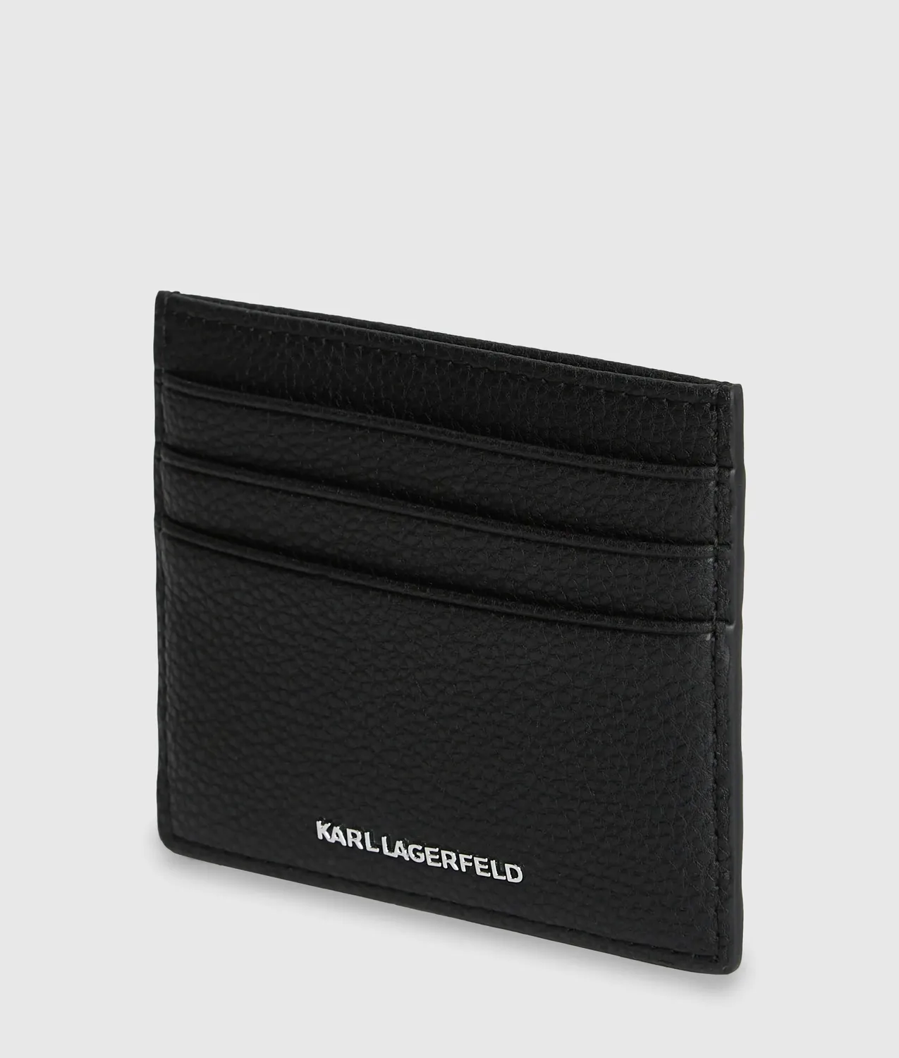 Karl Lagerfeld Ikon Pebble Kartenetui Leder 6 Fächer