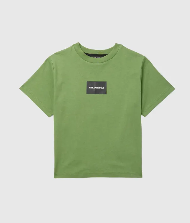 Karl Lagerfeld Boys Karl Letters T-Shirt Kinder Baumwolle
