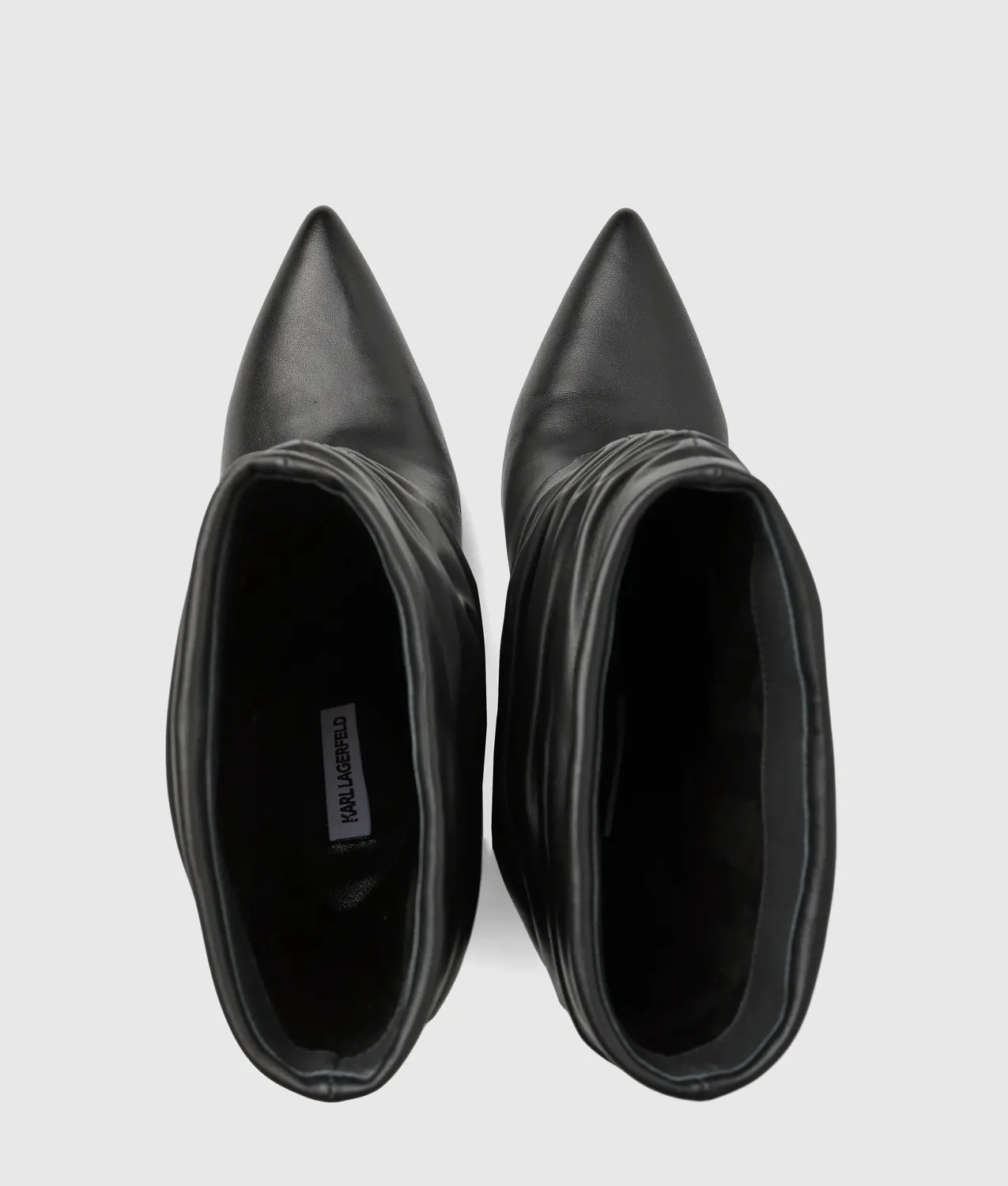 Karl Lagerfeld Debutante Midi Slouch Boots Damen Leder