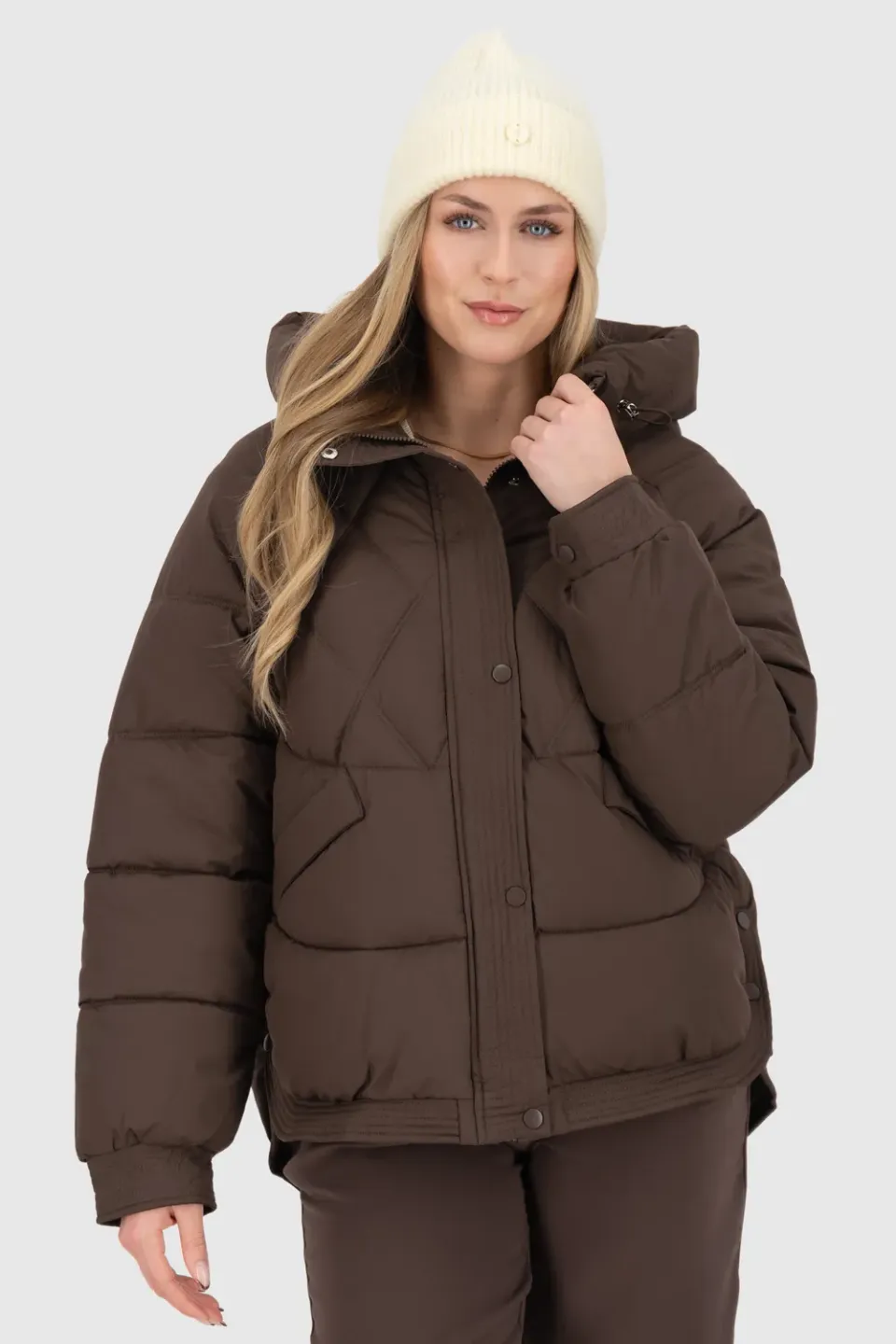 Alife & Kickin HedwigAK A Puffer Jacket Braun Damen Stepp