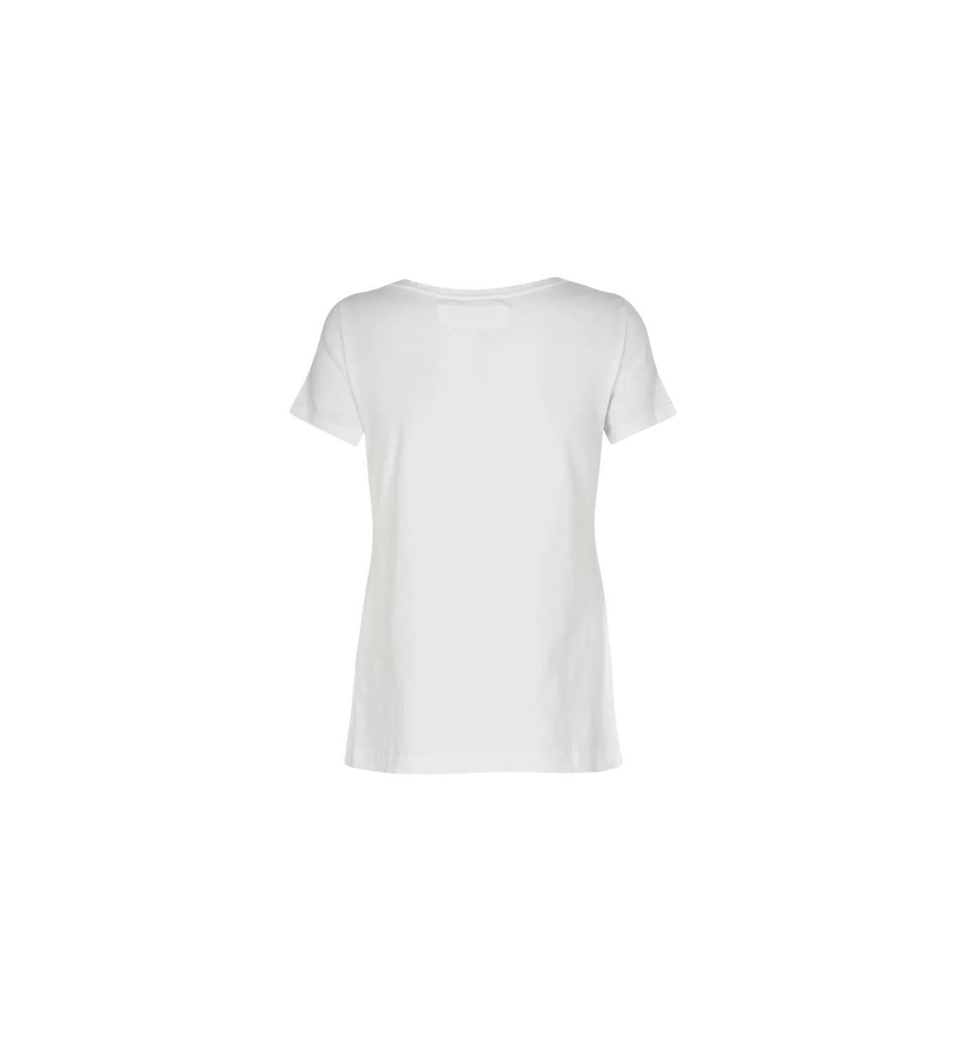 Mos Mosh MMArden Organic O-Neck Tee T-Shirt Weiß