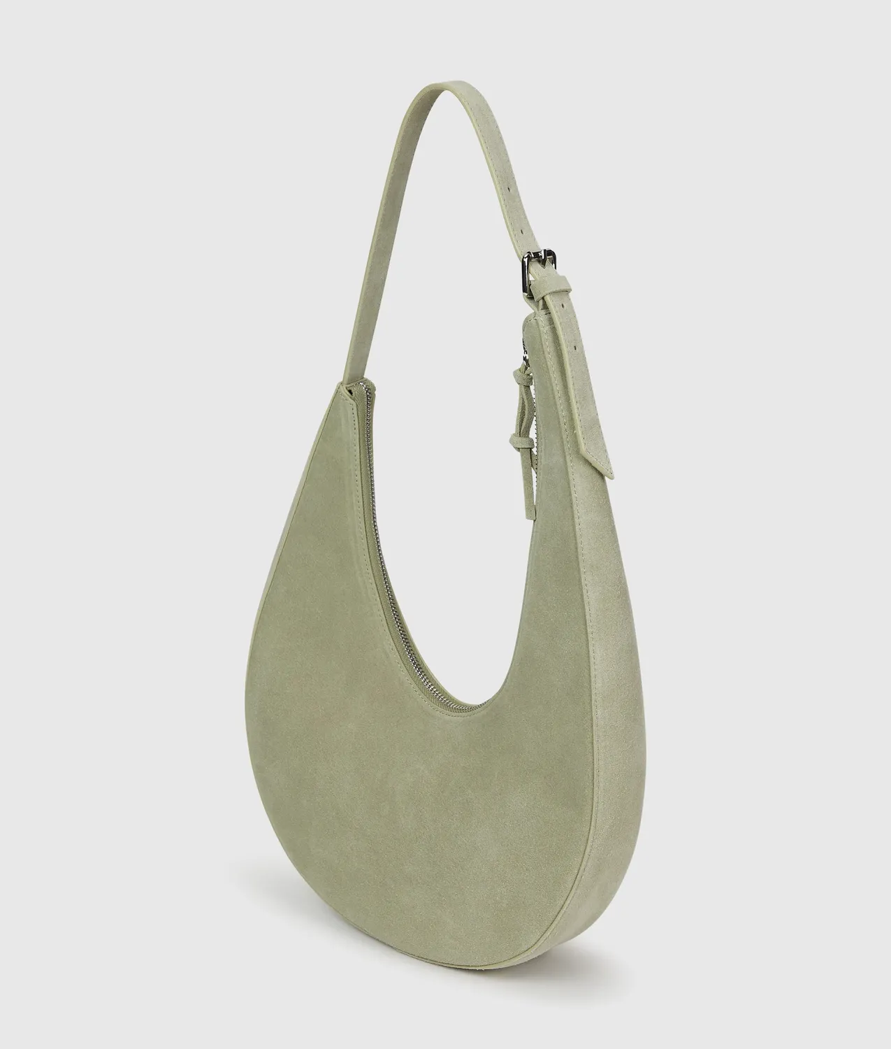 Karl Lagerfeld Jeans Hobo Bag Wildleder rund braun