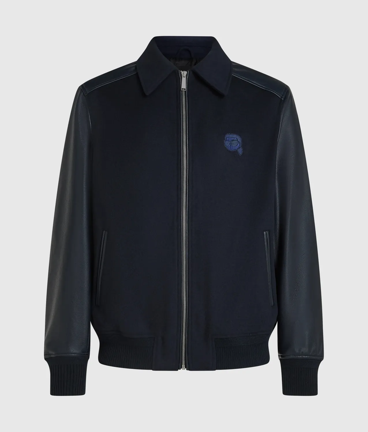 Karl Lagerfeld Ikon Varsity Jacke XS-XL Stickerei