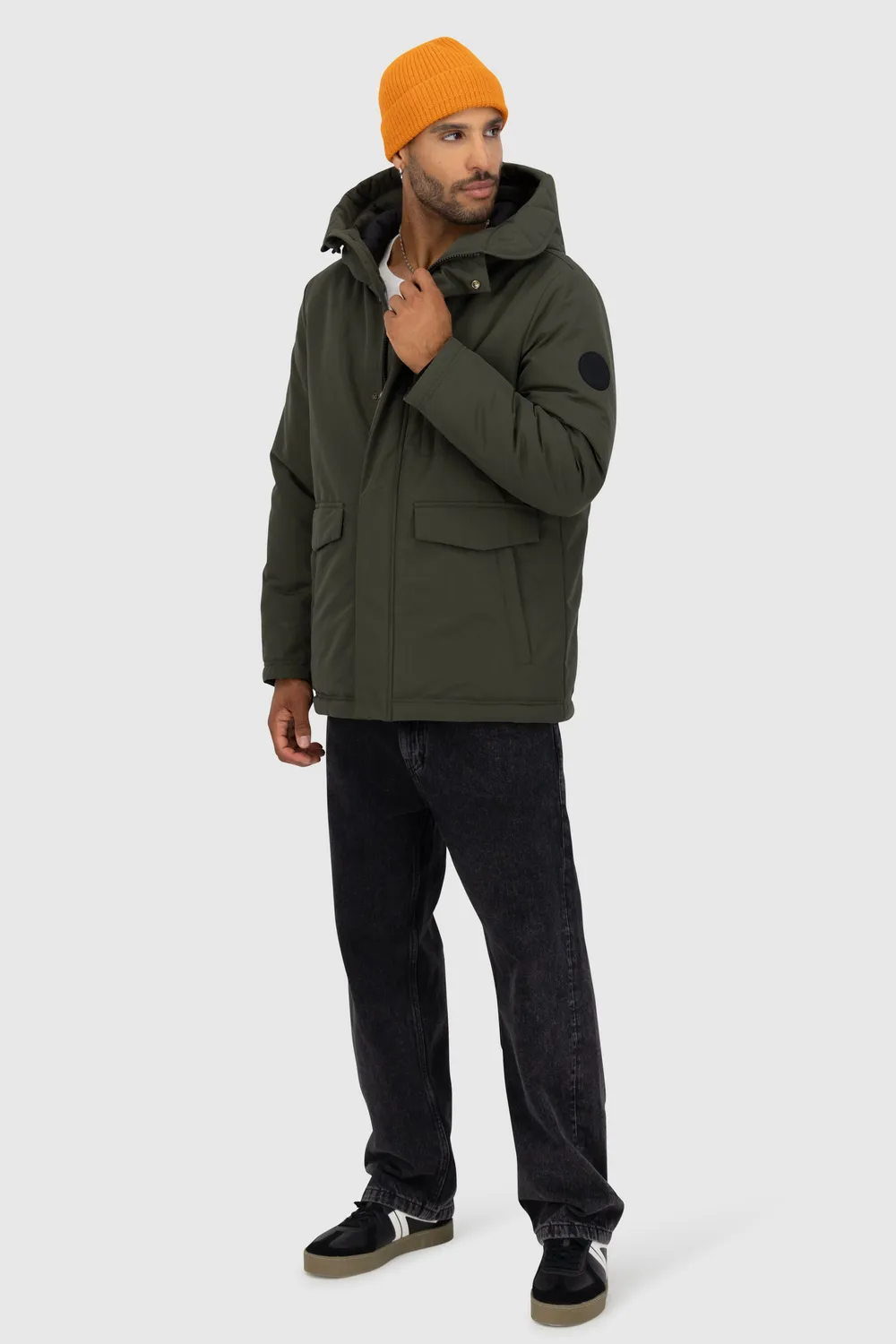 Alife & Kickin NilasAK A Jacke Schwarz wasserabweisend