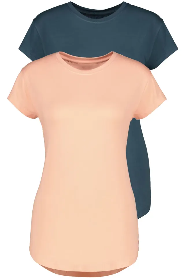 Alife & Kickin AriAK T-Shirt 2er-Pack peach nightblue