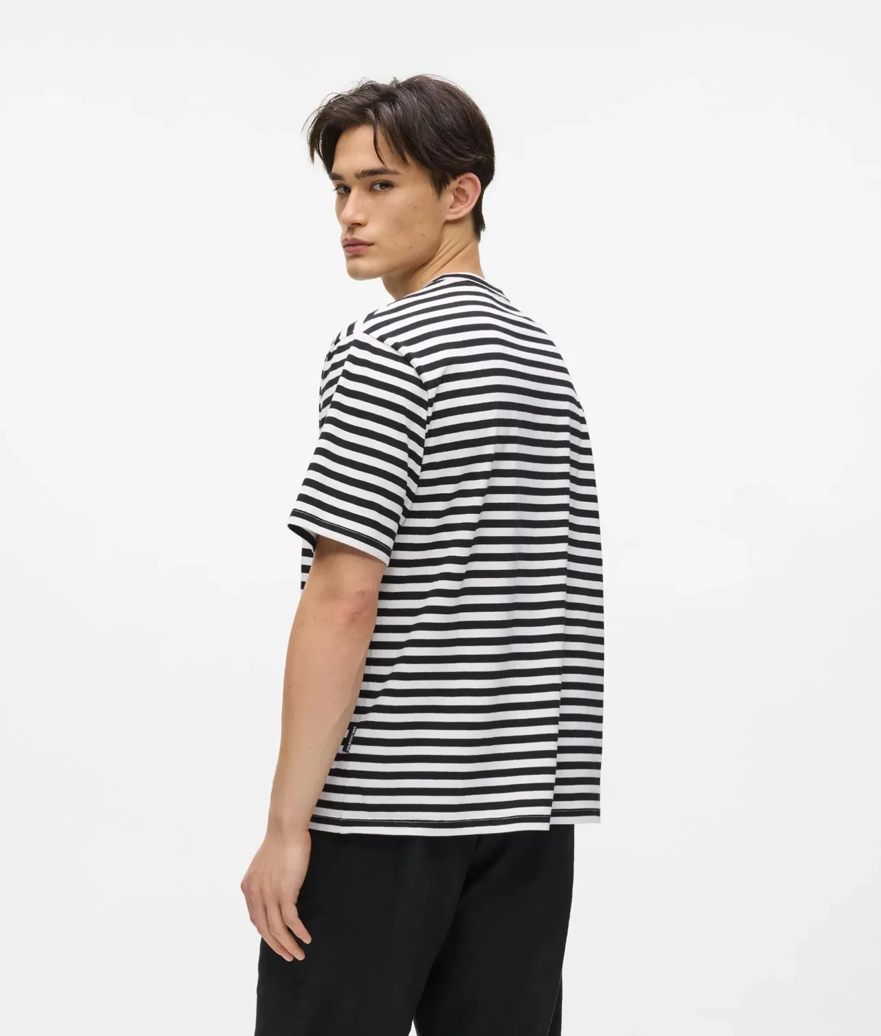 Karl Lagerfeld Ikon Relaxed T-Shirt gestreift Herren