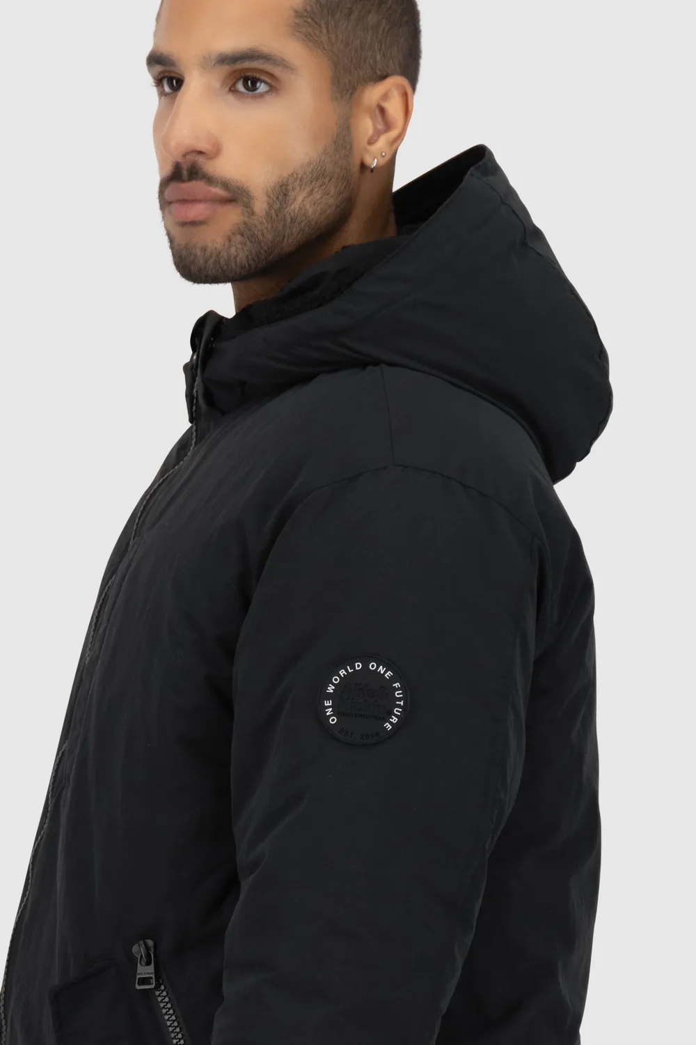 Alife & Kickin NoelAK A Parka Schwarz Herren