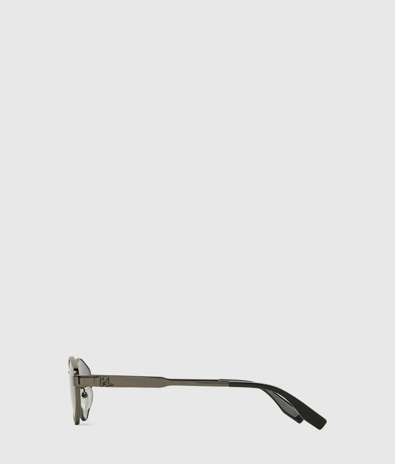 Karl Lagerfeld Monogram Sonnenbrille Metall Hexagonal