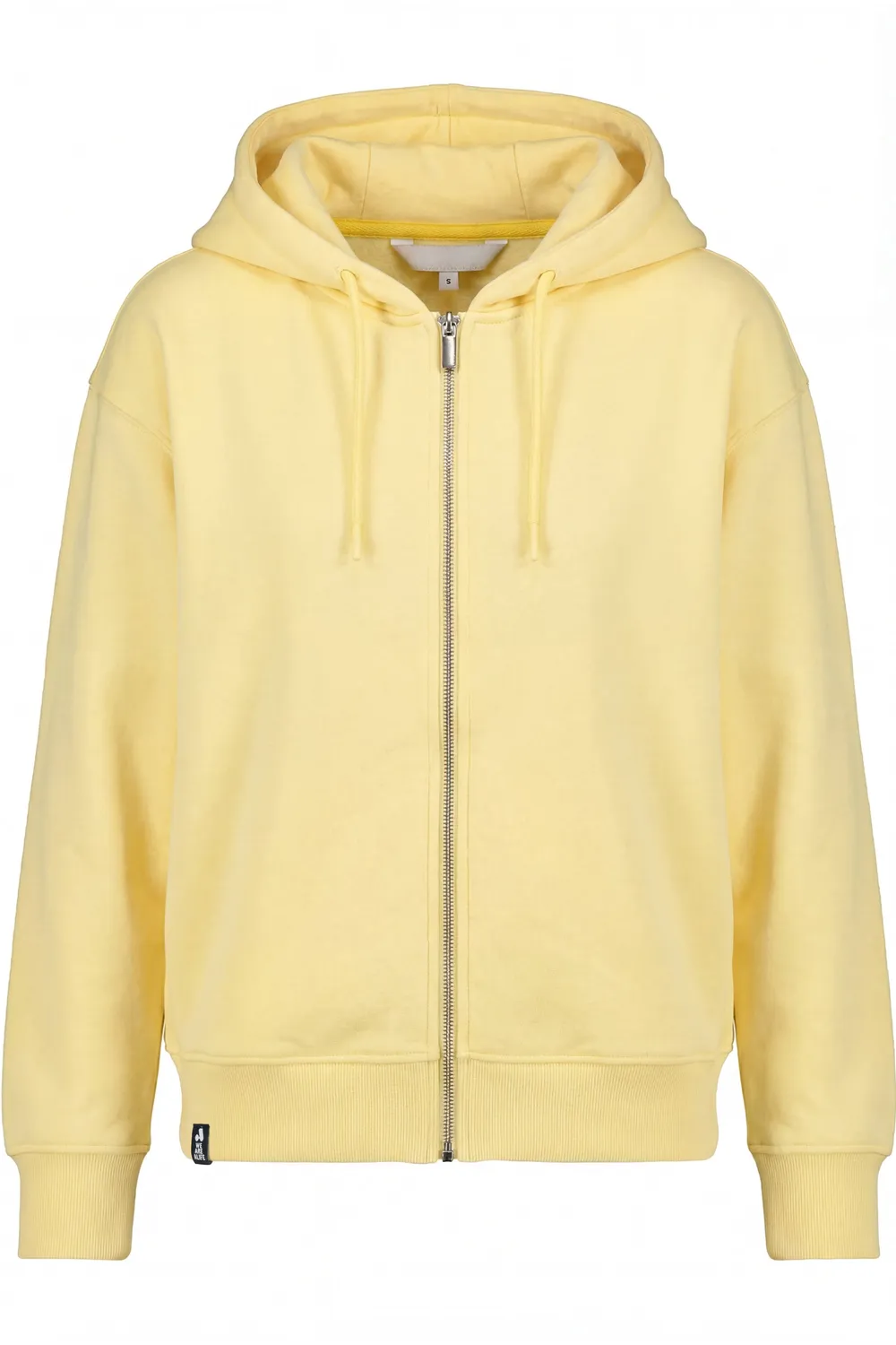 Alife & Kickin LivAK A Sweatjacke Gelb kurz mit Kapuze