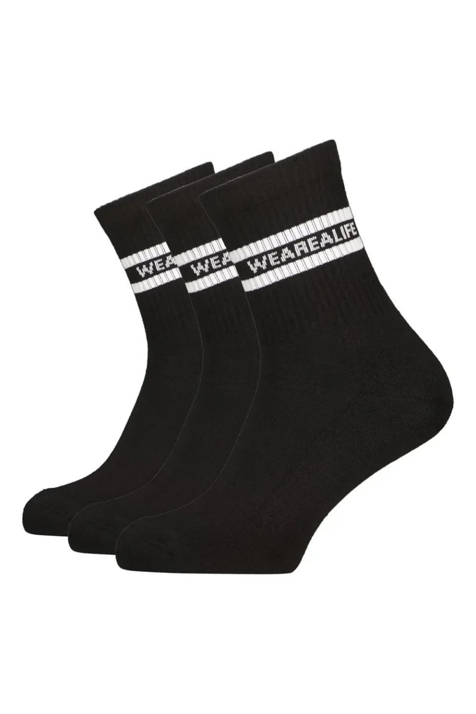 Alife & Kickin DennisAK Crew Socken Herren Schwarz 3er