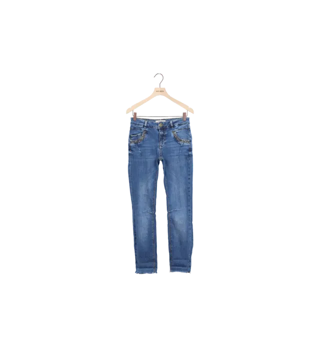 Mos Mosh ReLoved MMNaomi Trok Jeans Dark Blue Denim 25
