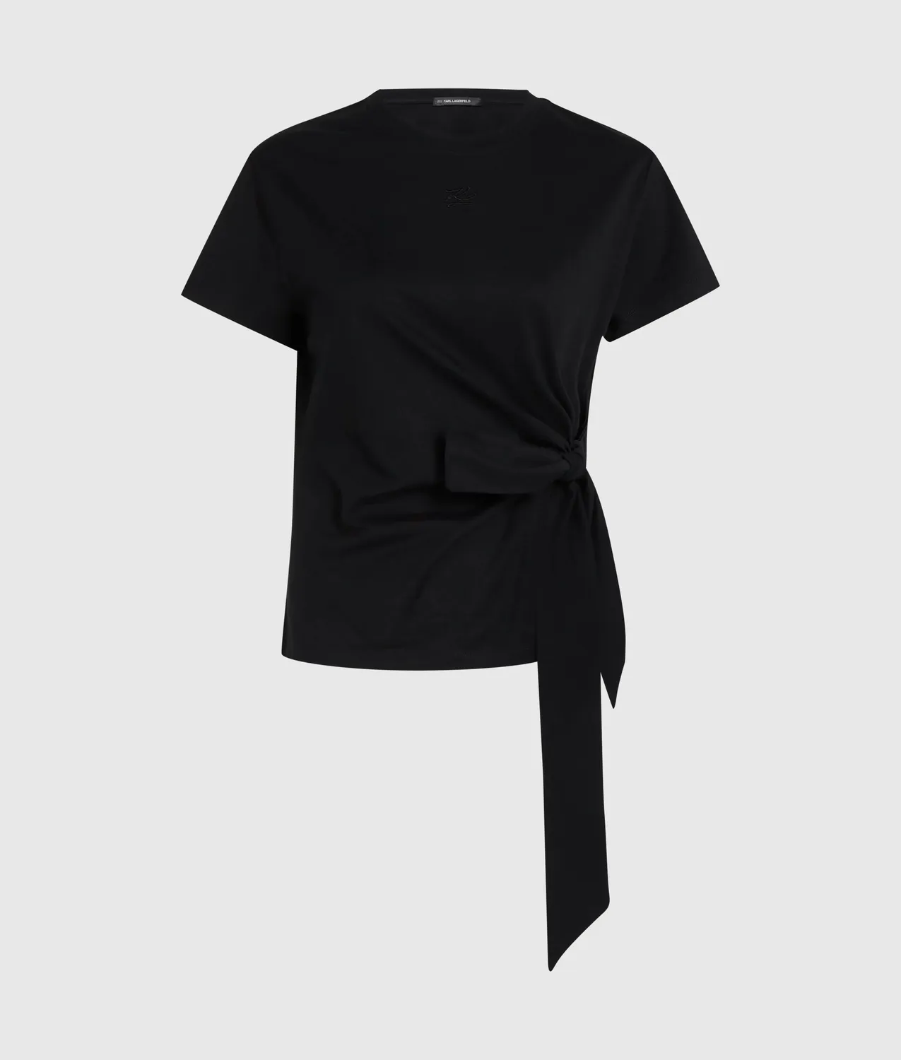 Karl Lagerfeld Knot T-Shirt Damen Bio-Baumwolle
