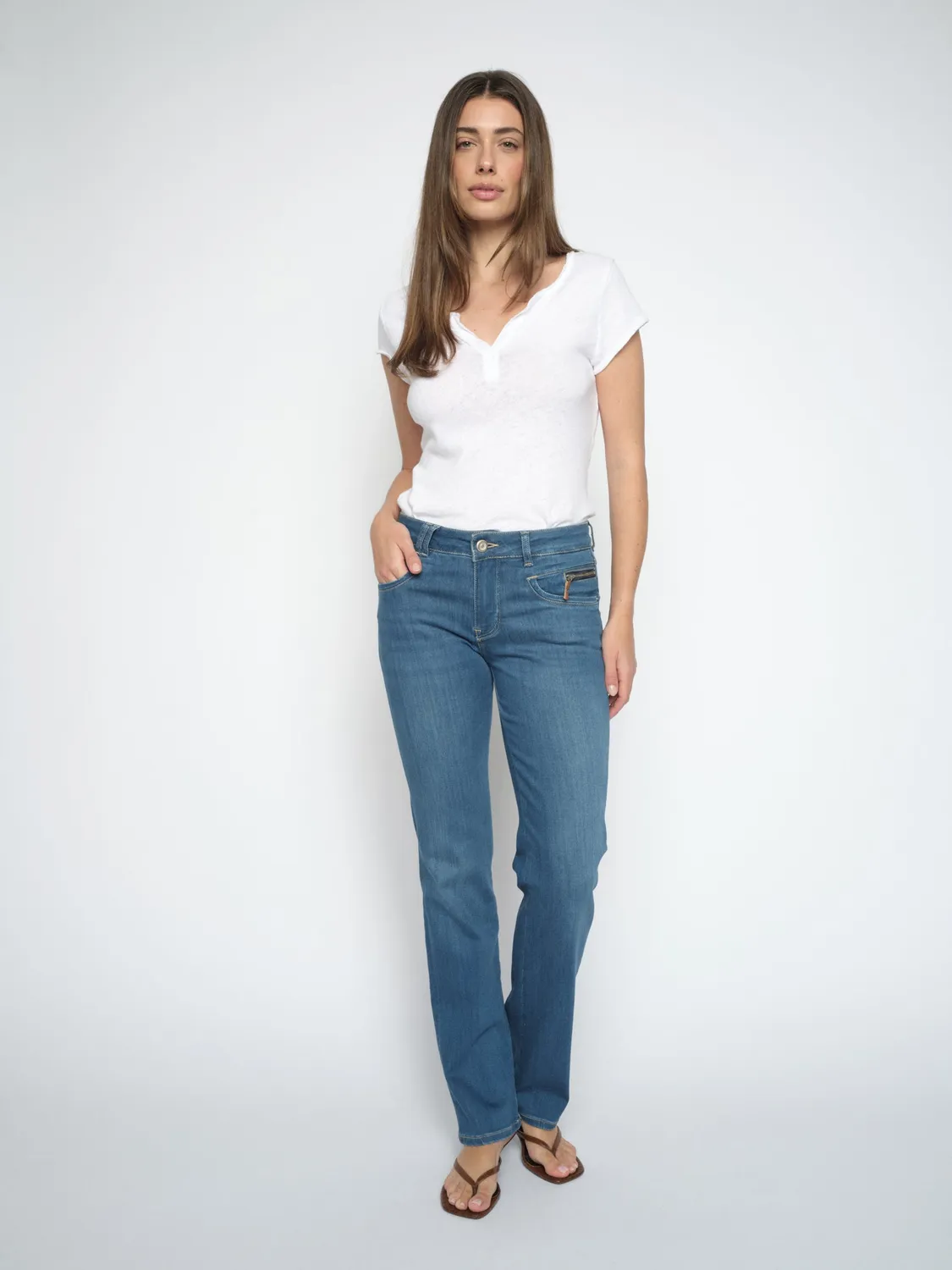 Mos Mosh MMCarla Naomi Deluxe Jeans Regular Mid-Rise