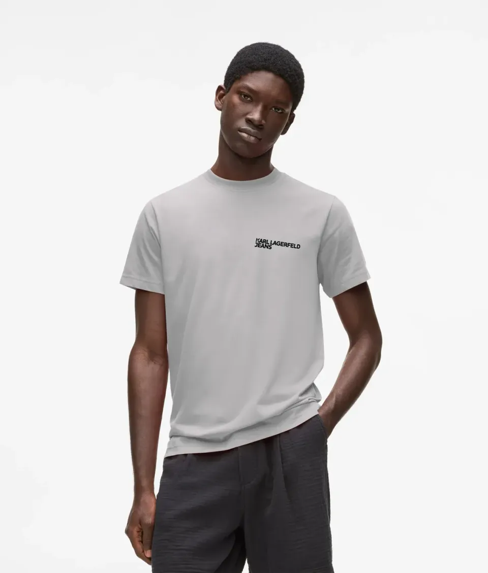 Karl Lagerfeld Jeans Slim-fit T-Shirt Bio-Baumwolle