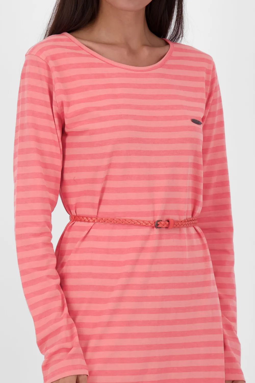 Alife & Kickin EllinAK B Longsleeve Kleid Rot Damen