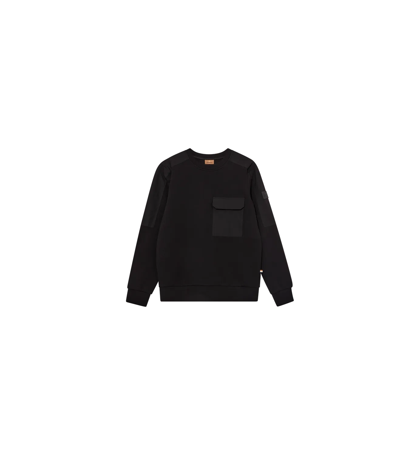 Mos Mosh MMGJayson City Sweatshirt Schwarz Regular Fit