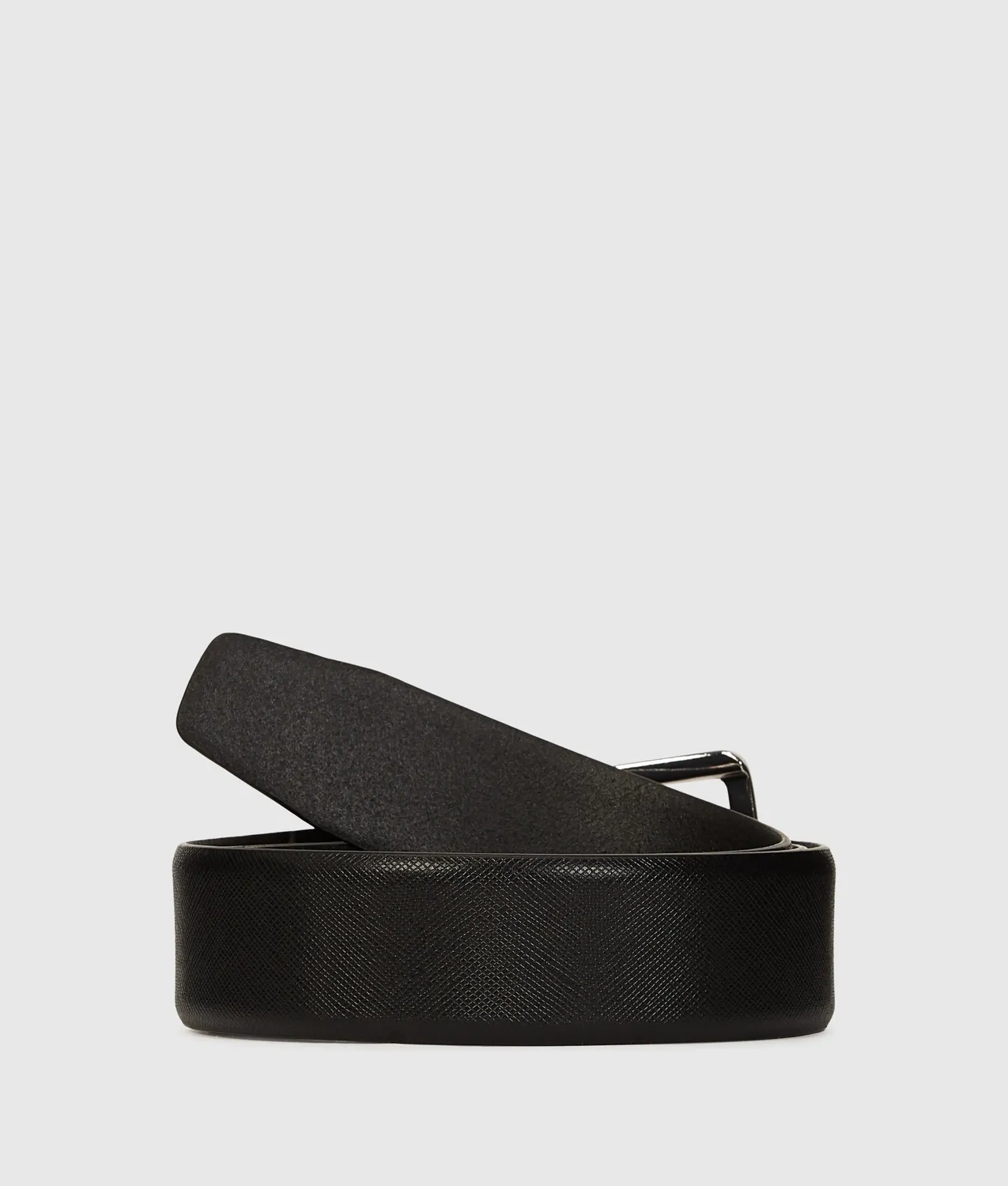 Karl Lagerfeld K/Monogram Ledergürtel schwarz S/M/L