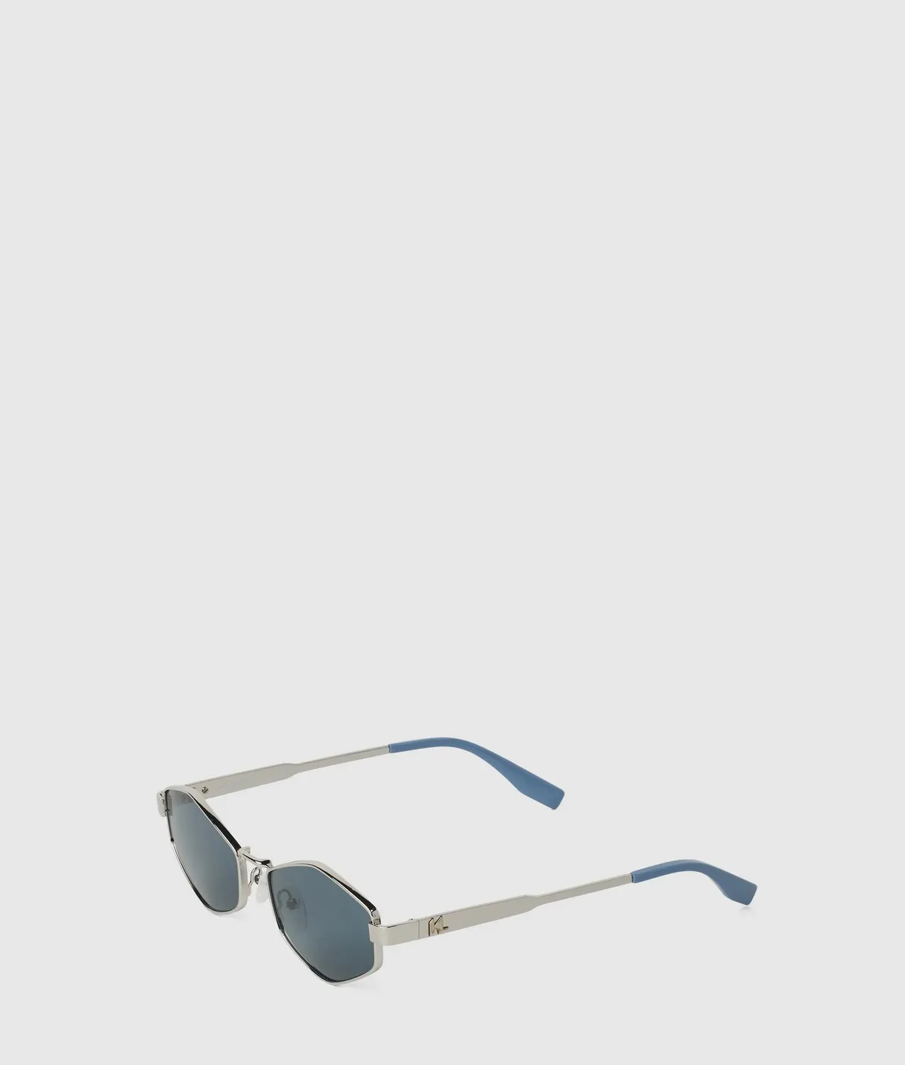Karl Lagerfeld Monogram Sonnenbrille geometrisch Metall Einheitsgröße