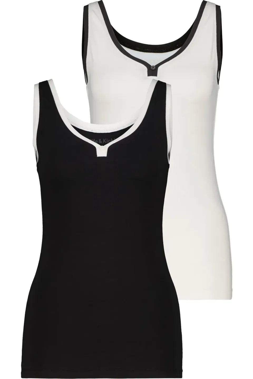 Alife & Kickin AlessandraAK A Top Damen schwarz 2er-Pack