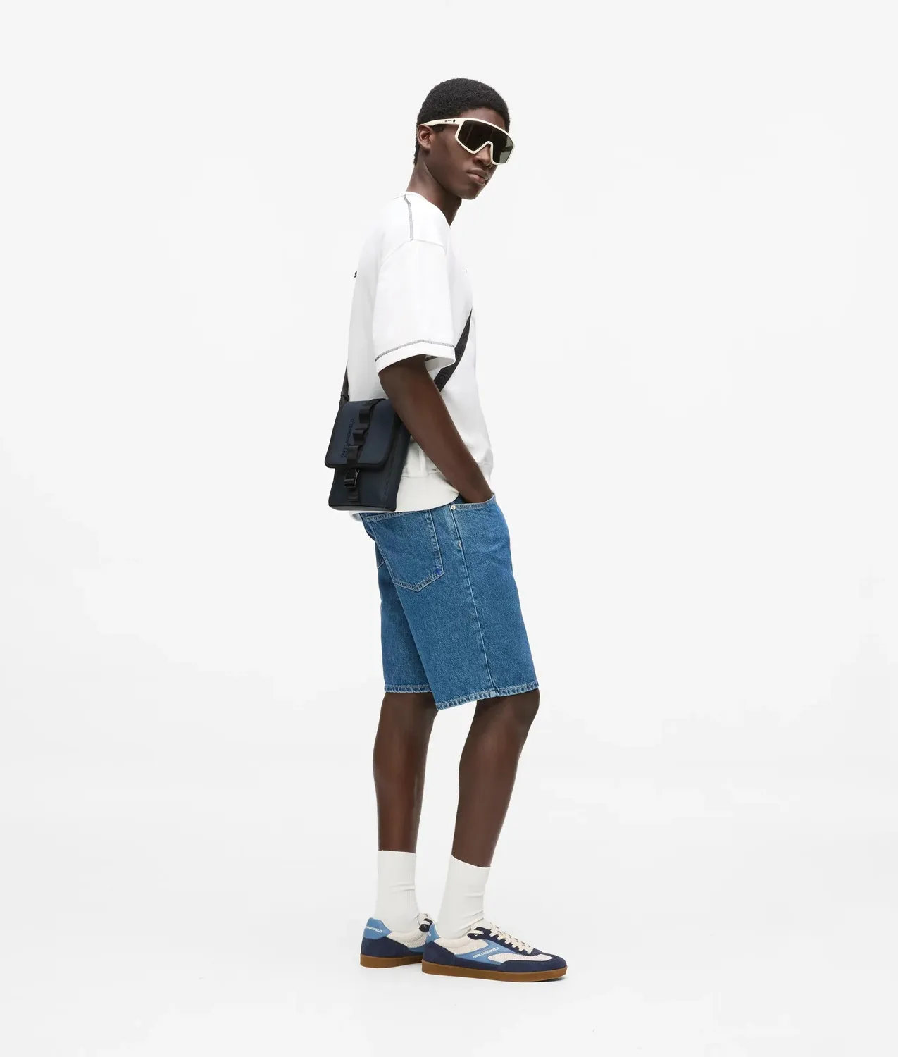 Karl Lagerfeld Kandidate Mesh Sneaker Schnürschuh