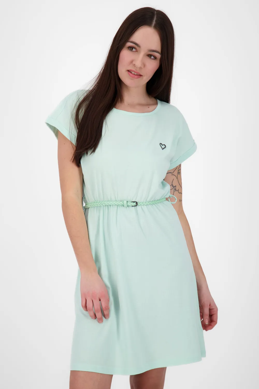 Alife & Kickin NoraAK Freizeitkleid Hellgrün kurz