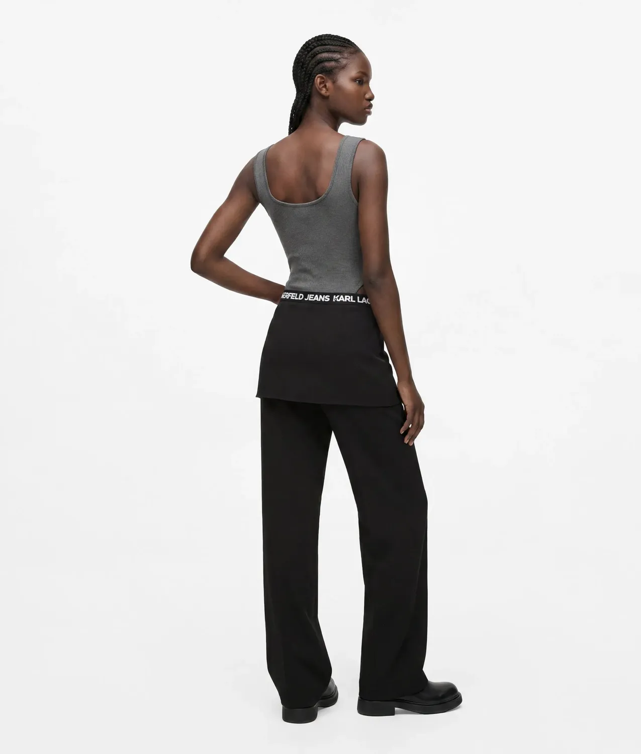 Karl Lagerfeld KL Jeans Skirt Pants Hosenrock Denim Y2K