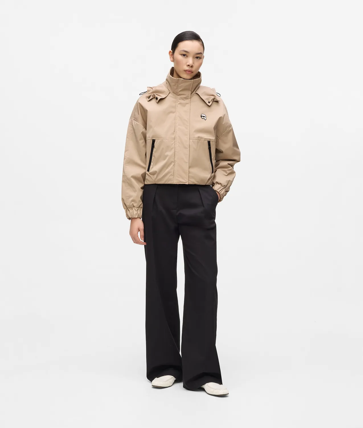 Karl Lagerfeld Ikon Kapuzenjacke Damen leicht