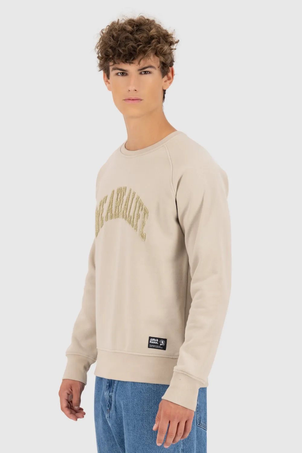 Alife & Kickin LevinAK A Sweatshirt Beige Herren