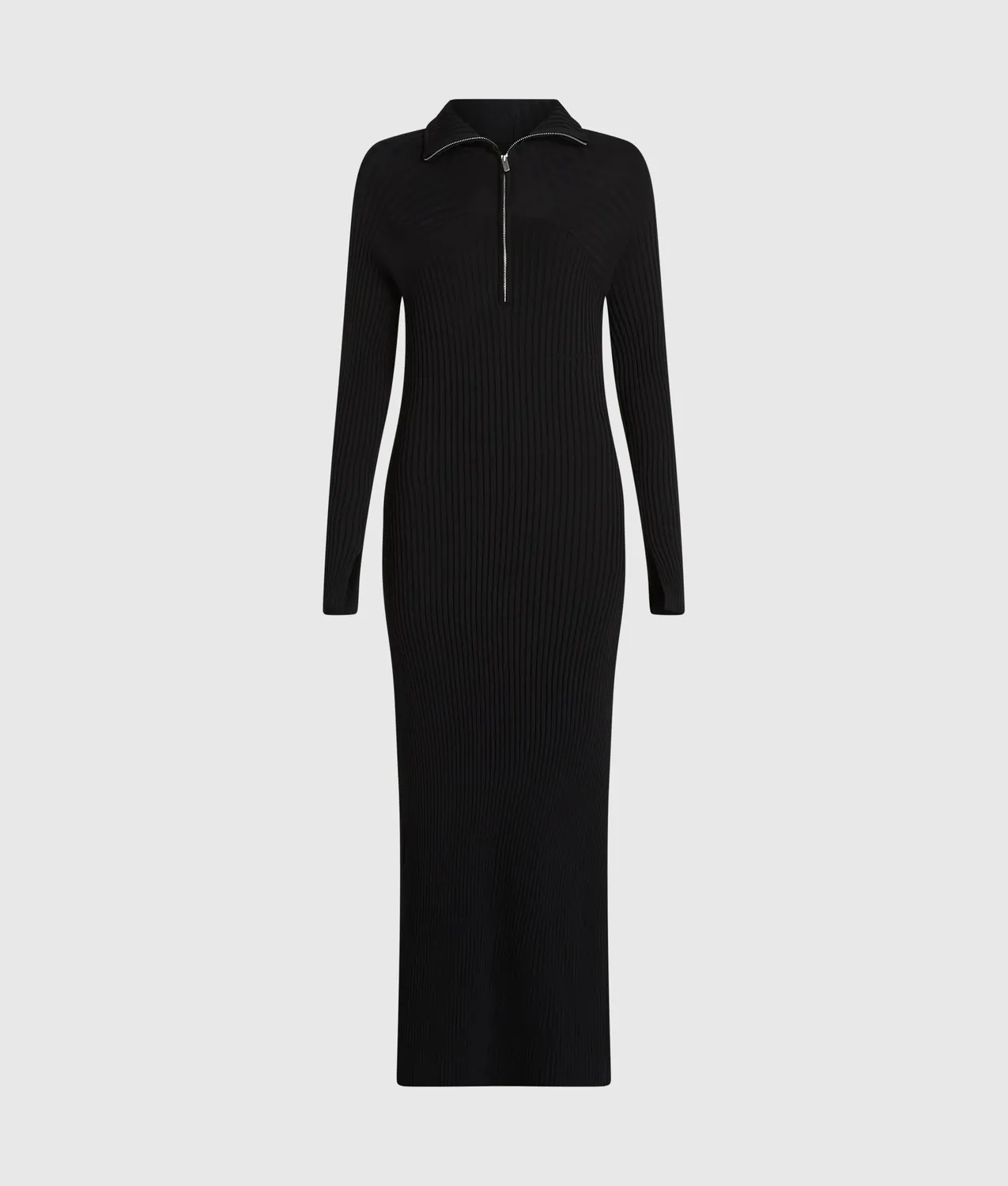 Karl Lagerfeld KL Jeans Zipped Maxi Strickkleid Ripp
