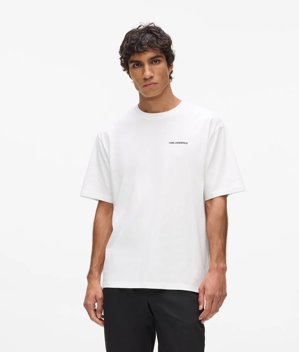 Karl Lagerfeld Rue St-Guillaume Relaxed T-Shirt Bio-Baumwolle