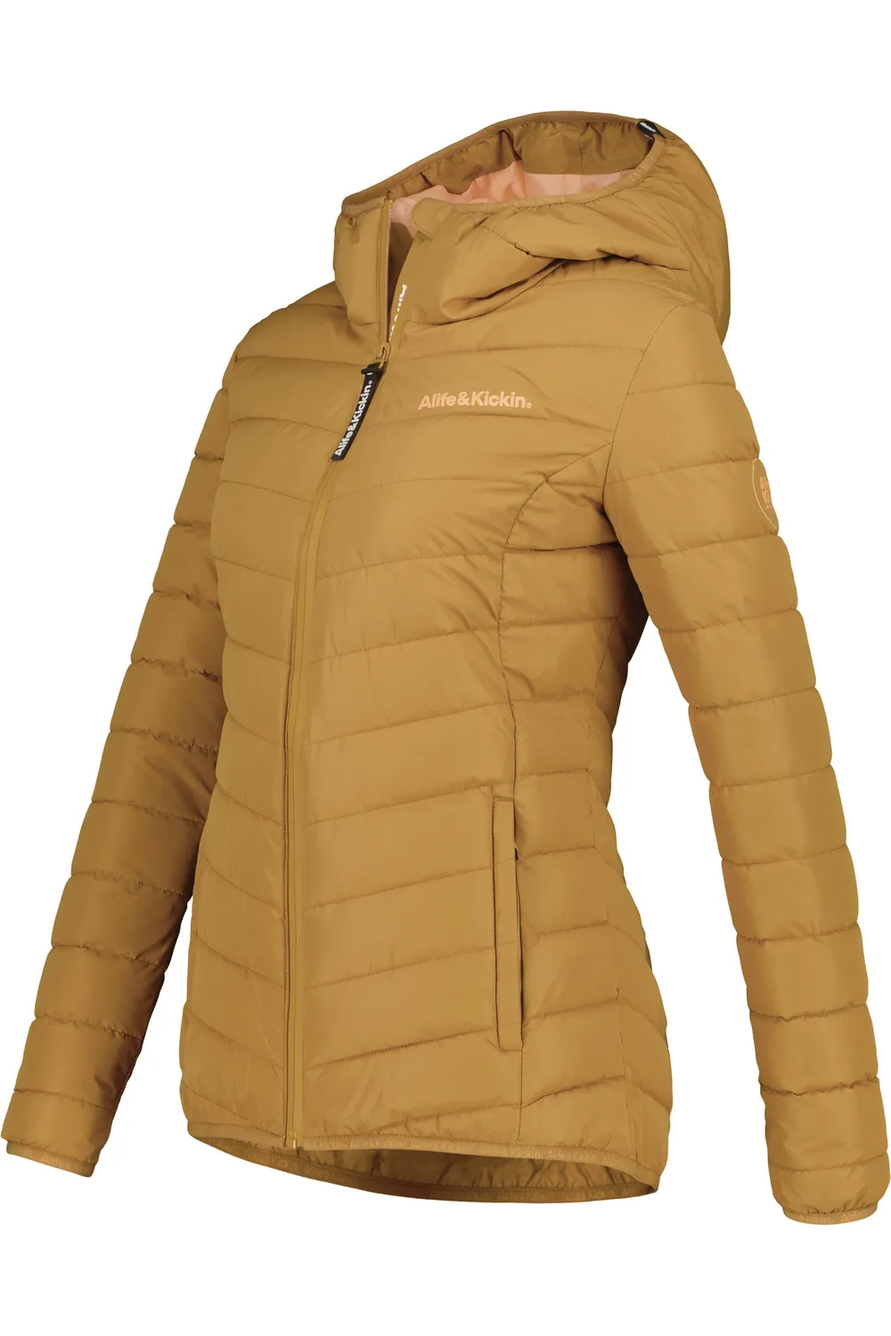 Alife & Kickin RabeaAK A Damen Steppjacke Camel wattiert