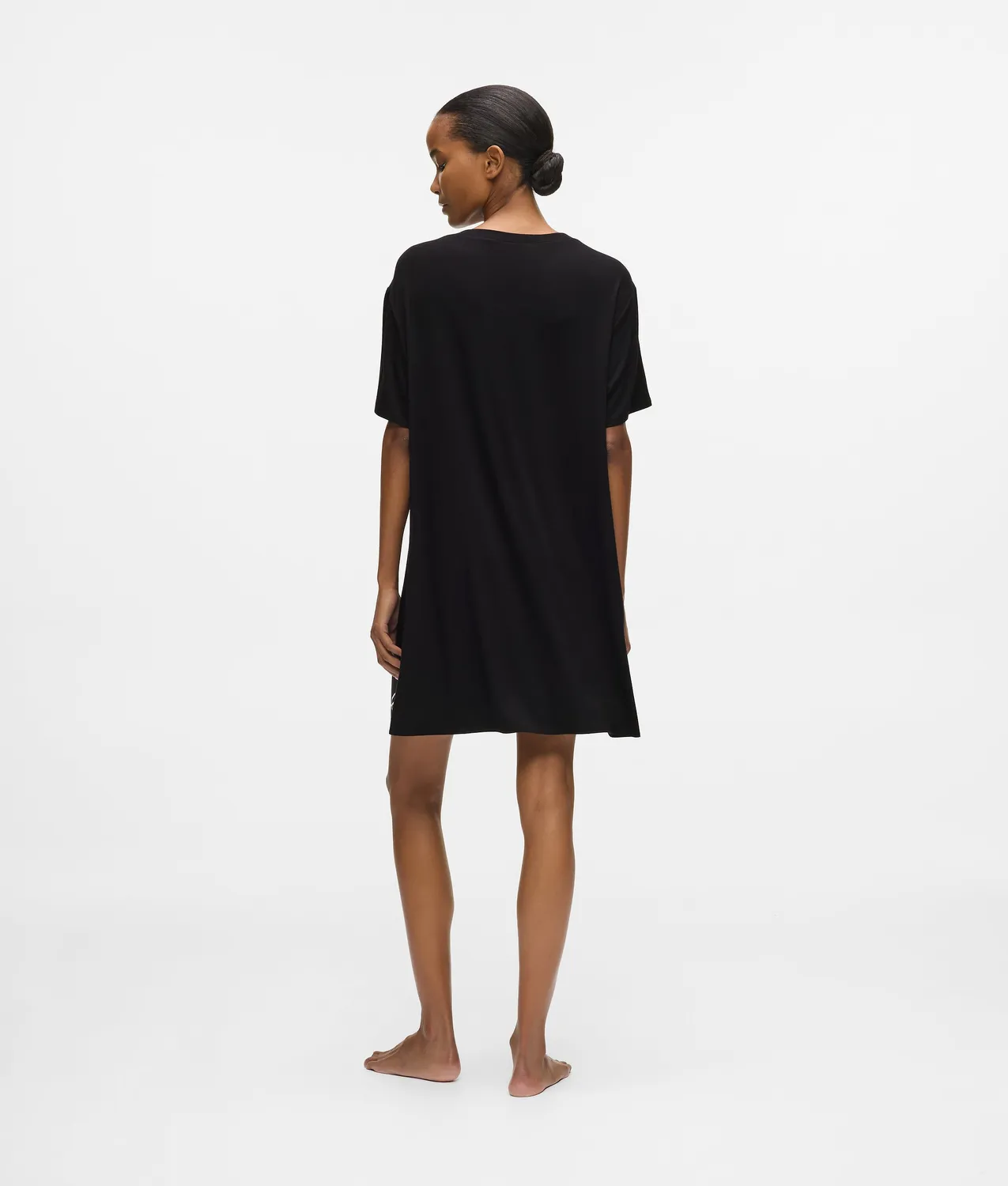 Karl Lagerfeld Signature Nachthemd Viskose oversize