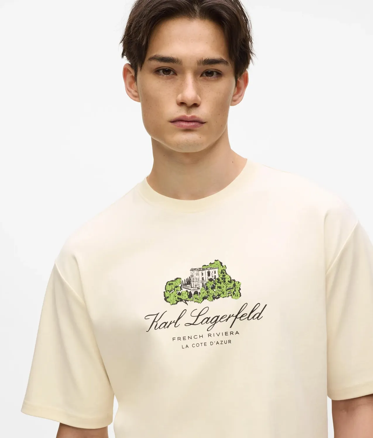 Karl Lagerfeld Villa la Vigie T-Shirt Bio-Baumwolle relaxed