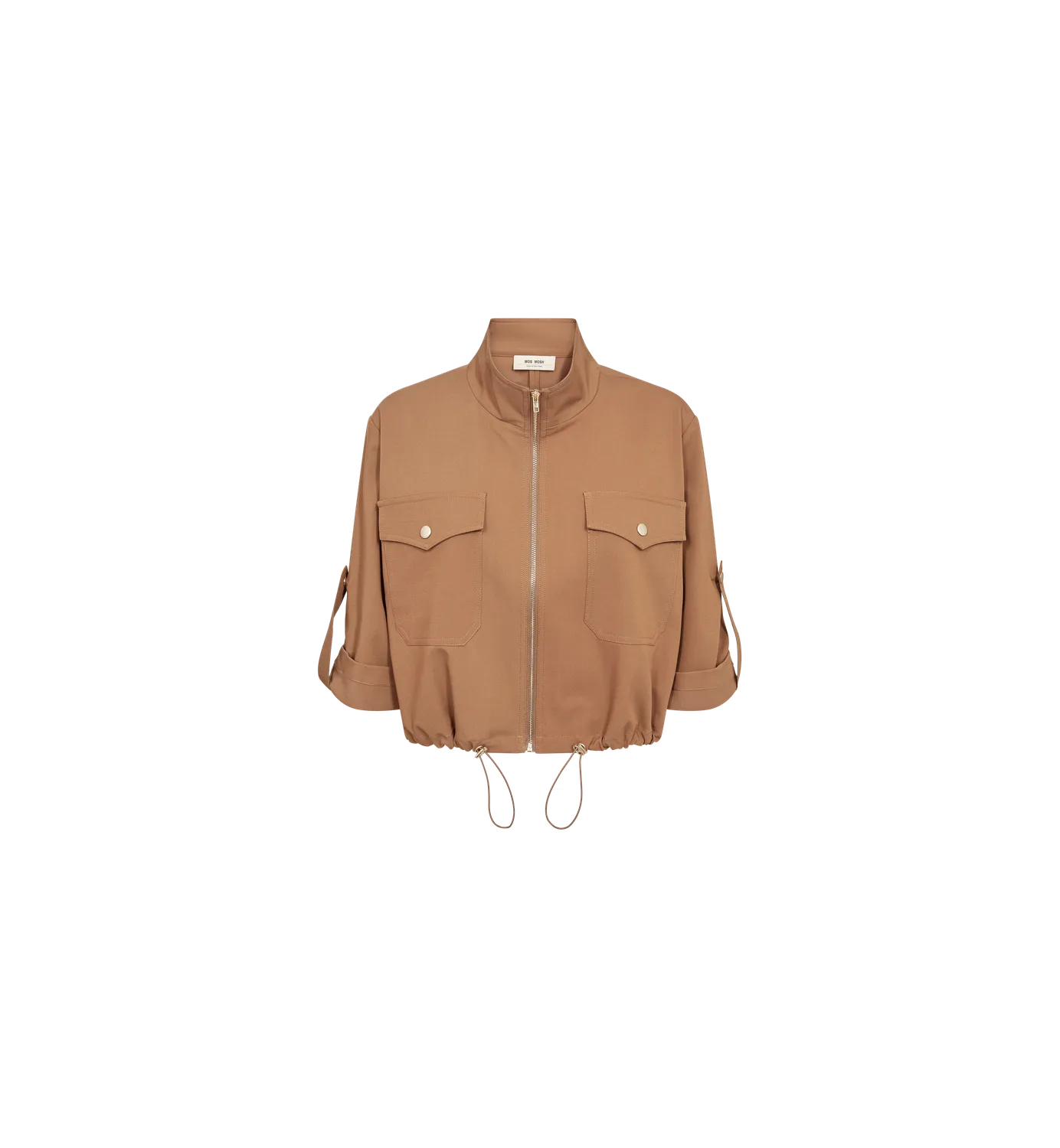 Mos Mosh MMAndrea Sato Jacke Dark Camel Bomber relaxed