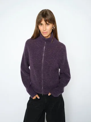 Mos Mosh MMThora Zip Cardigan Wolle Alpaka