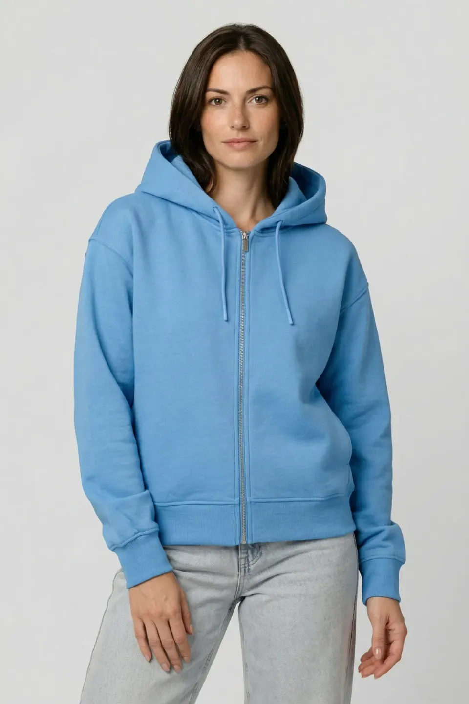 Alife & Kickin LivAK A Sweatjacke blau Regular Fit