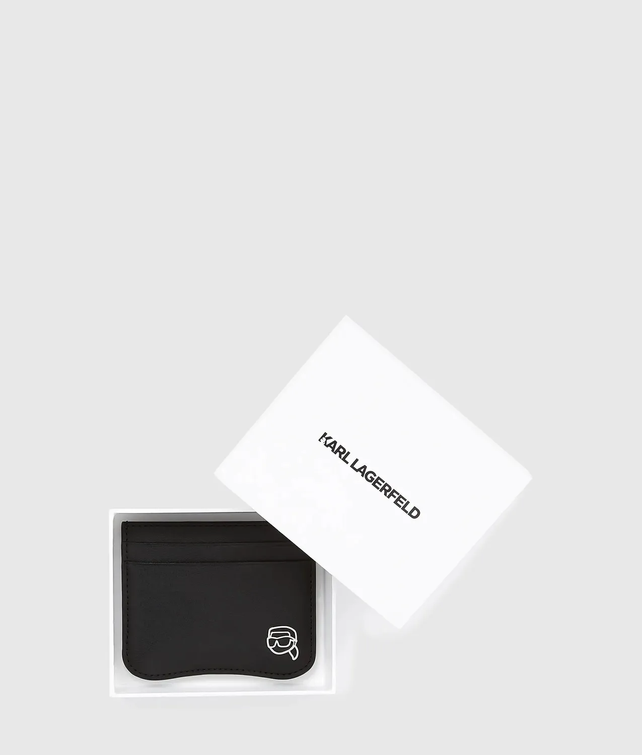 Karl Lagerfeld Ikon Smooth Kartenetui One Size slim gewebt