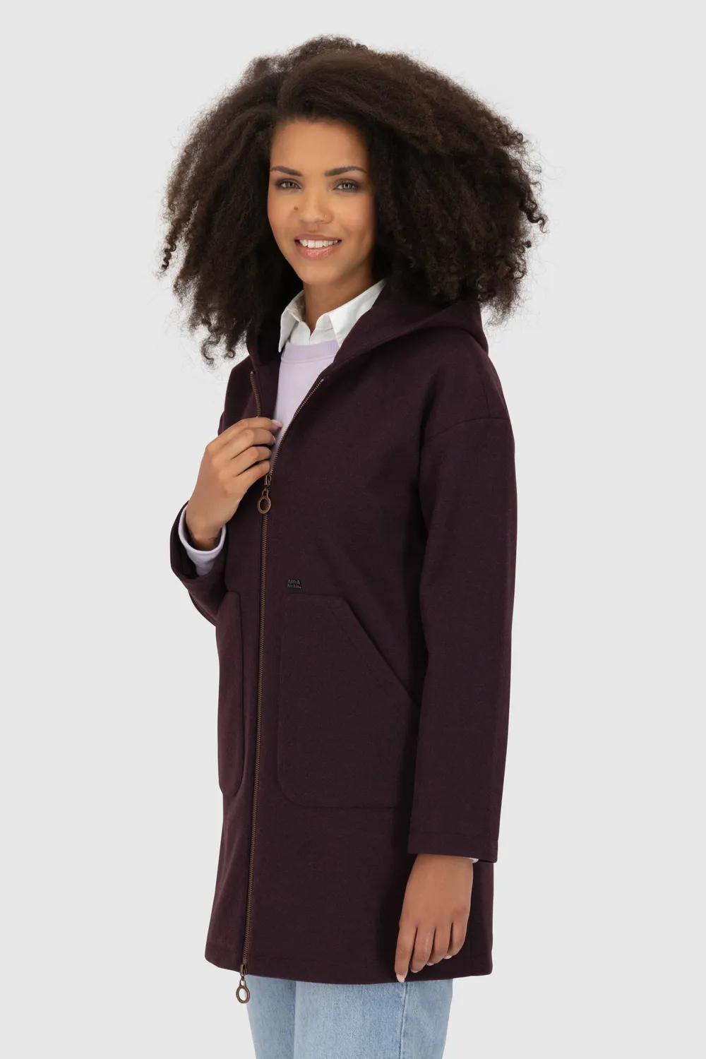 Alife & Kickin LilithAK J Steppmantel Violett Winter