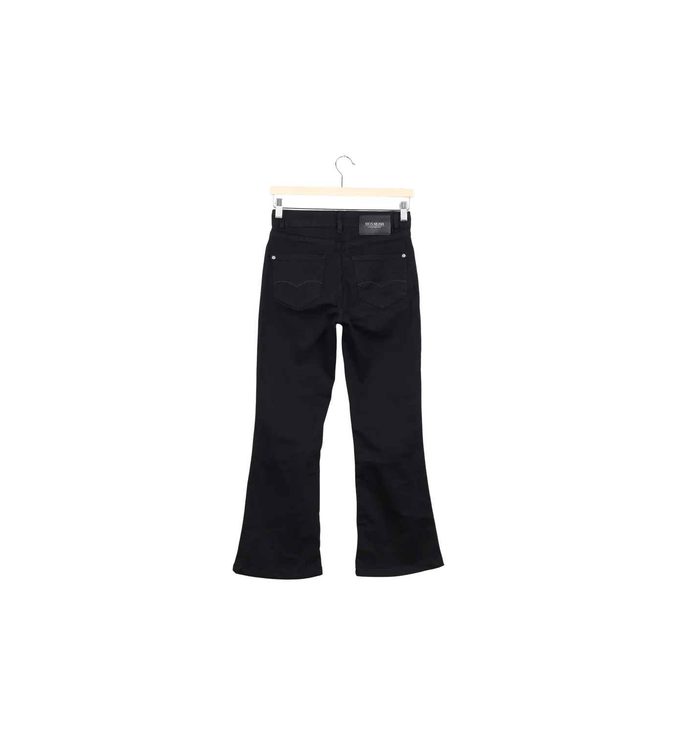 Mos Mosh MMAlli Hybrid Flare Jeans 26 Black Secondhand