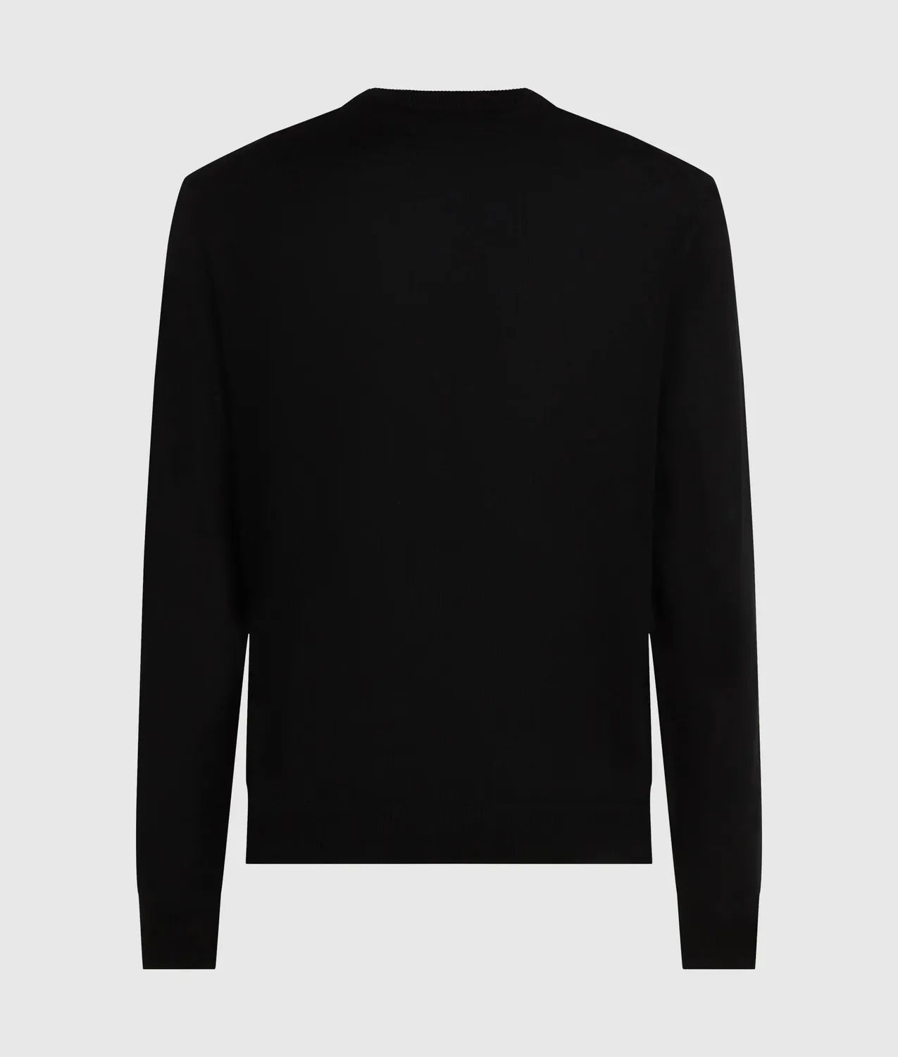 Karl Lagerfeld Merino Pullover Rundhals Stick Damen Herren