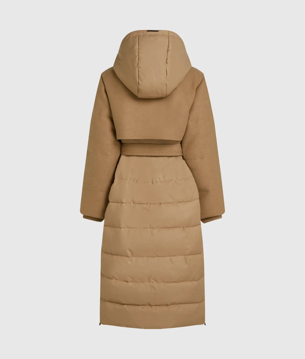 Karl Lagerfeld Belted Long Pufferjacke mit Gürtel