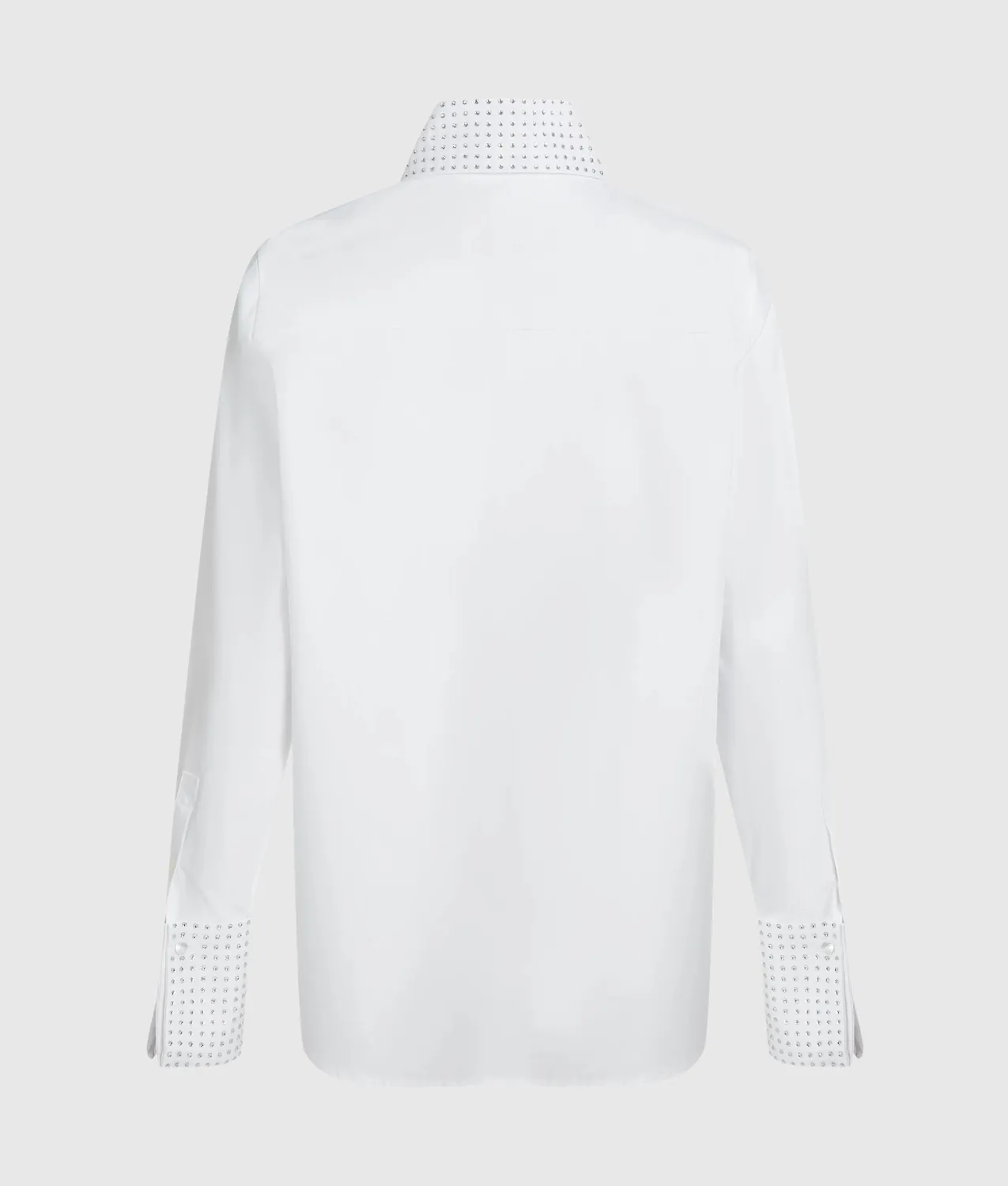 Karl Lagerfeld Rhinestone Bluse Bio-Baumwolle bügelfrei