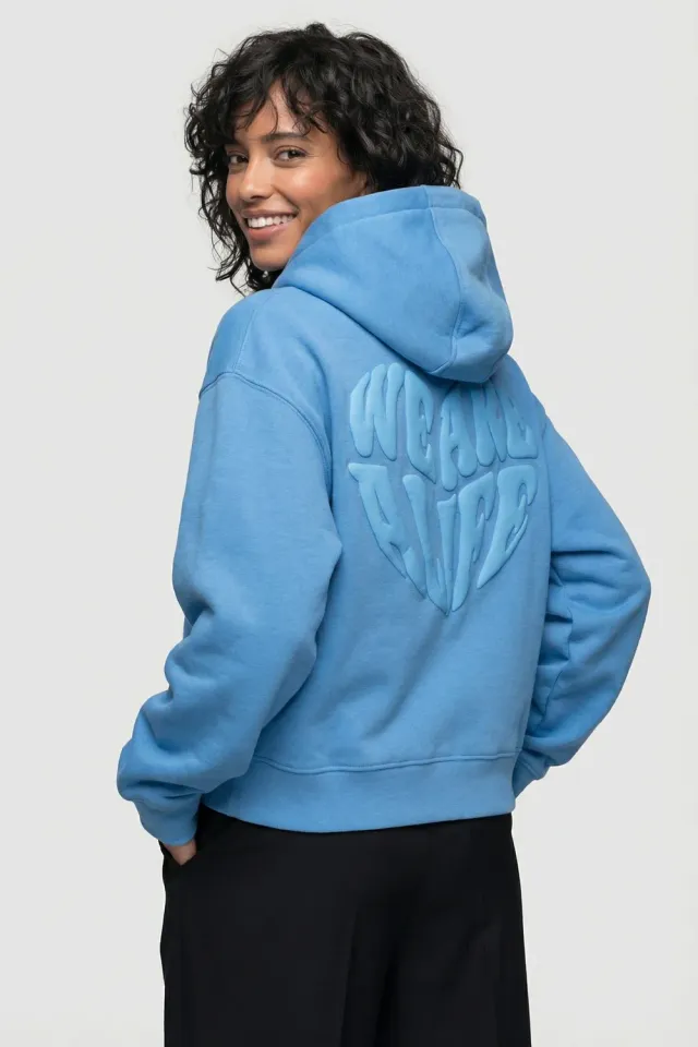 Alife & Kickin DanyaAK P Hoodie Heart blau Print