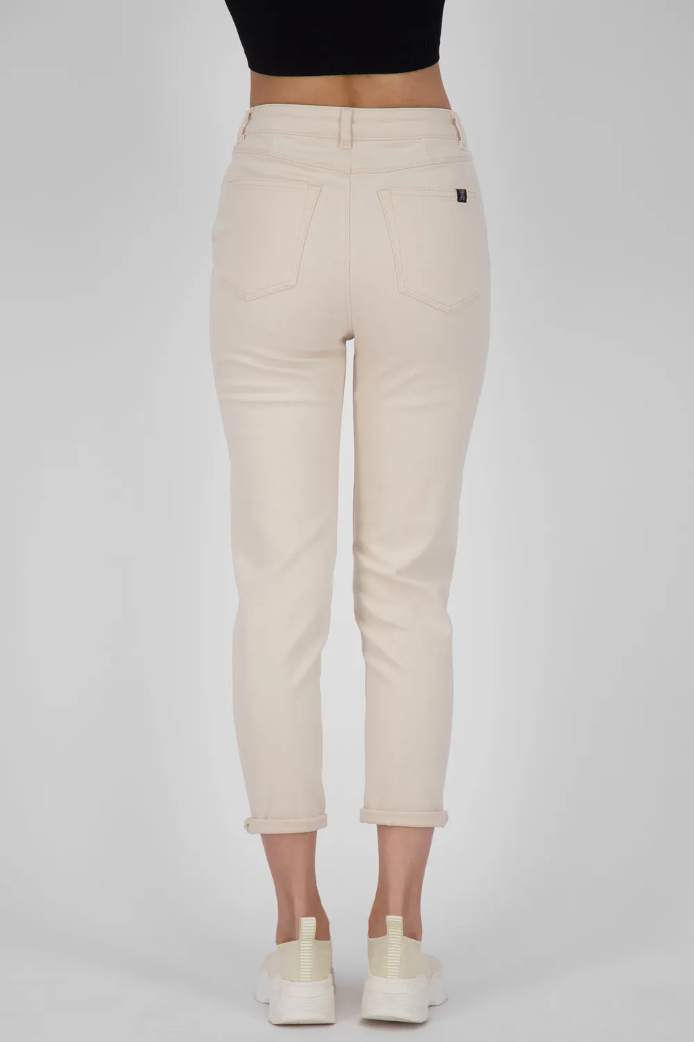 Alife & Kickin LaureenAK DNM R Mom Jeans Beige Damen