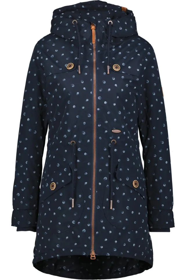 Alife & Kickin CharlotteAK B Parka Dunkelblau gefüttert