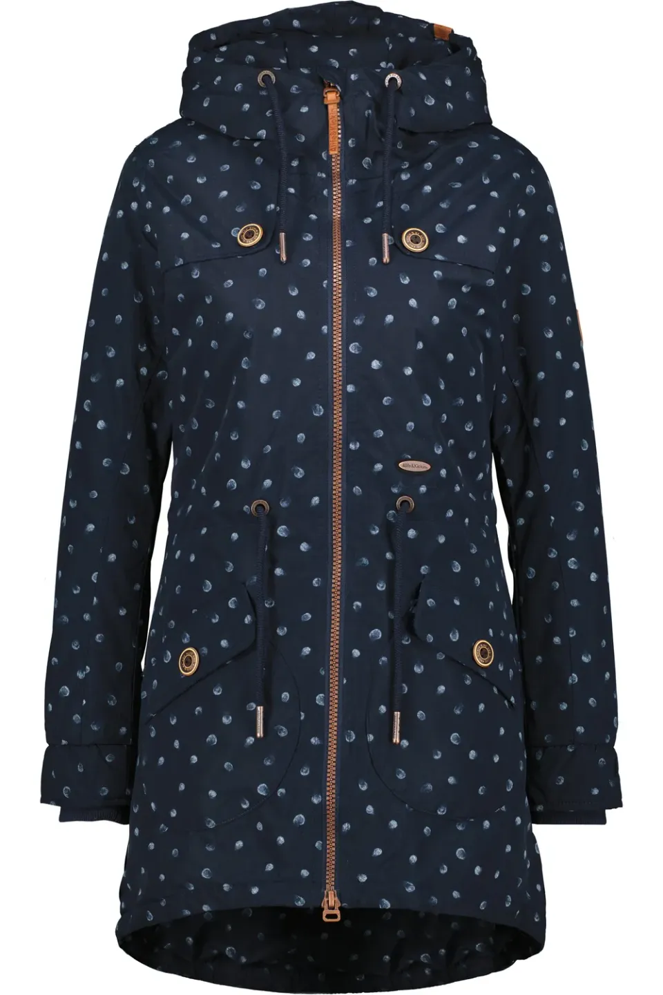 Alife & Kickin CharlotteAK B Parka Dunkelblau gefüttert