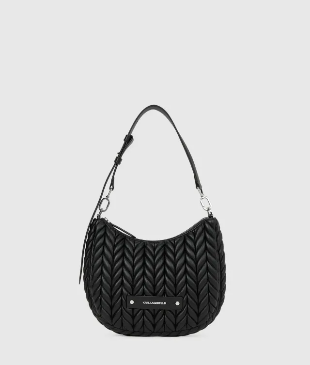 Karl Lagerfeld Eyewear K/Weave Hobo Bag Small Quilt