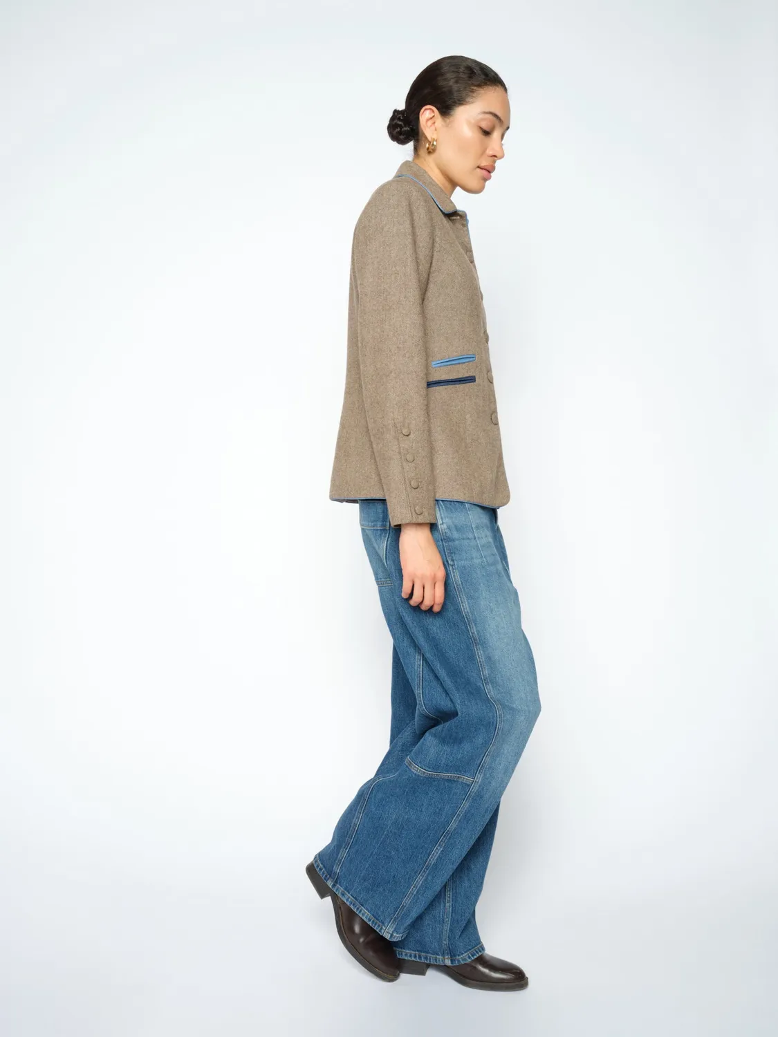 Mos Mosh MMDarta Foster Jeans Wide Leg blau