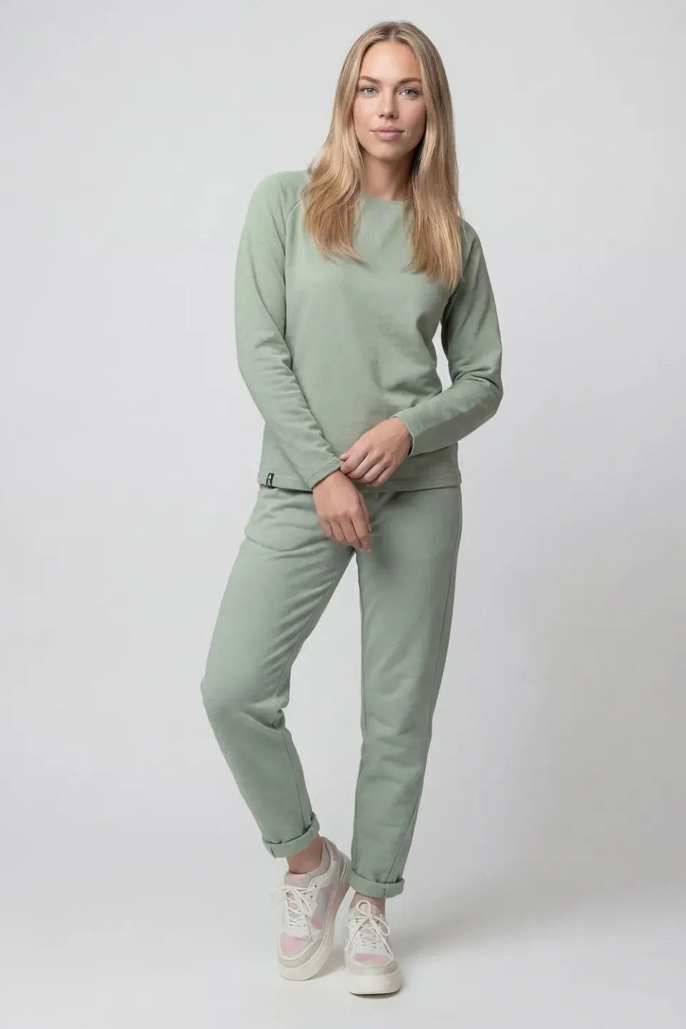 Alife & Kickin MarciaAK A Sweatsuit Hellgrün Damen Set