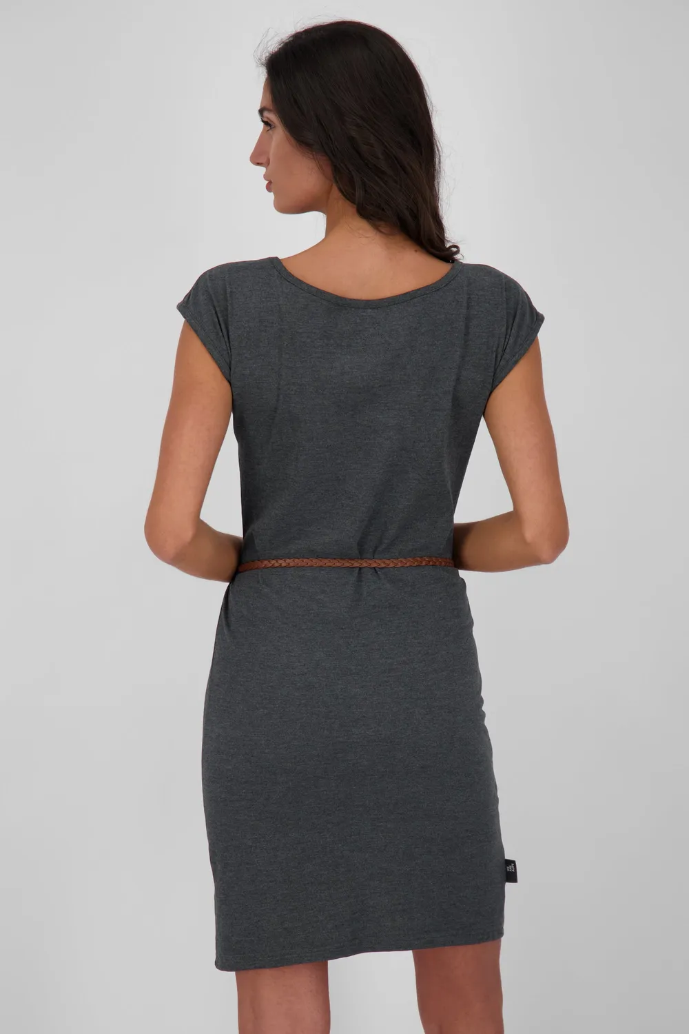 Alife & Kickin ElliAK Dress Kleid Schwarz mit Gürtel